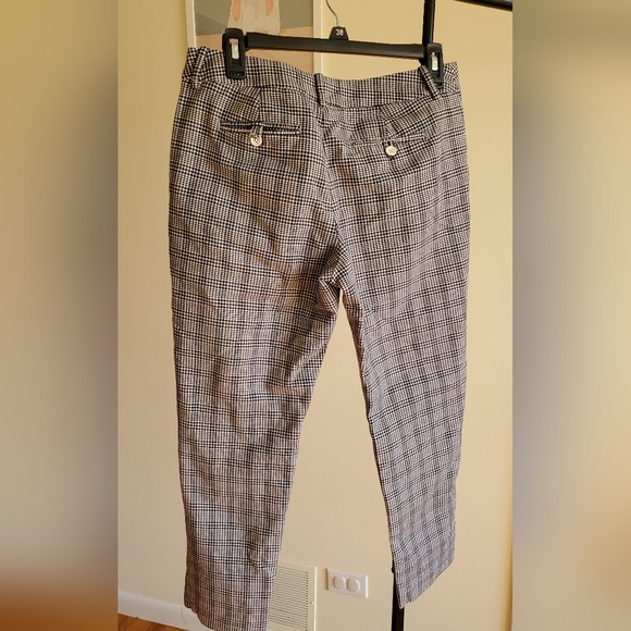 Merona comfy ankle plaid pants for women size 6 - Picture 3 of 7